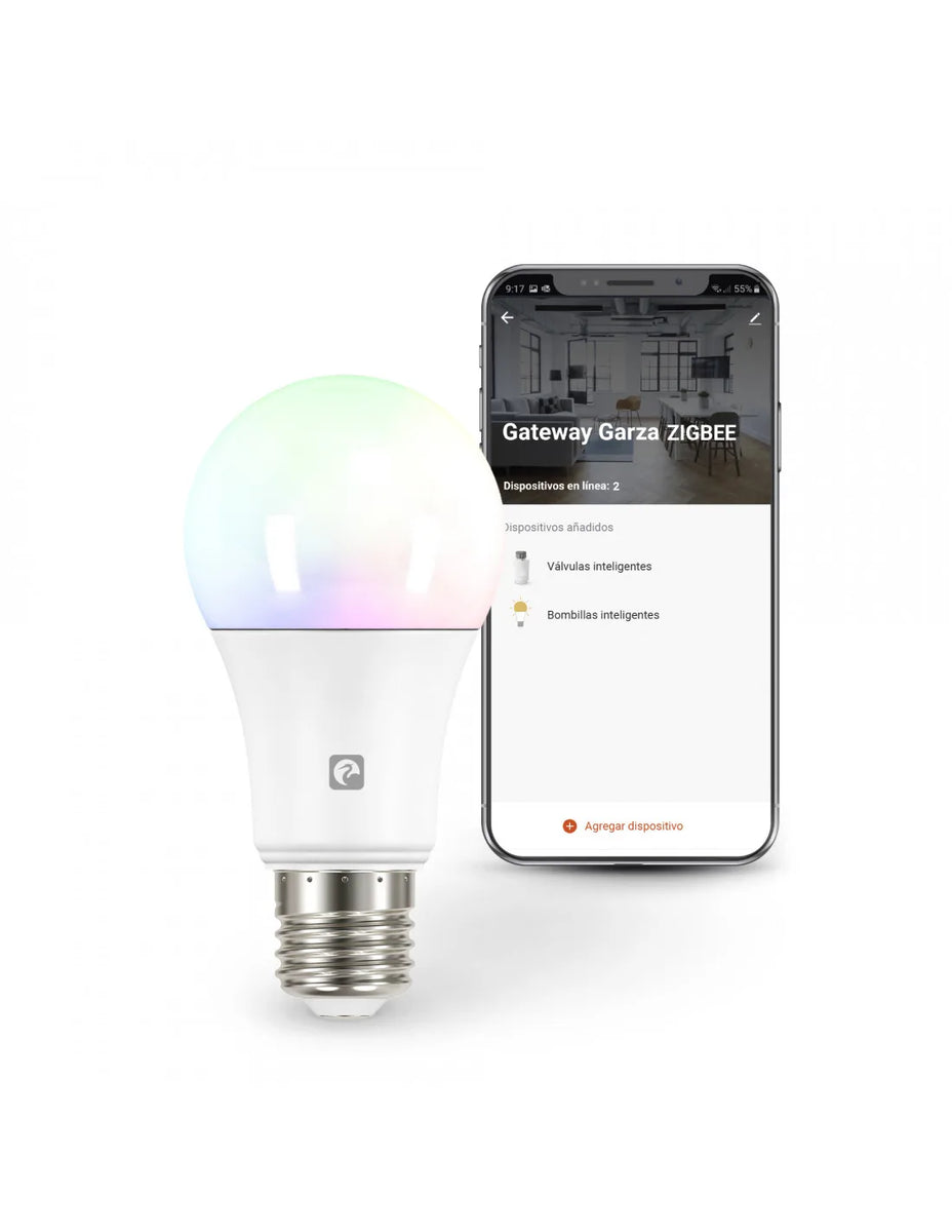 Garza Plafón LED WiFi CCT Inteligente Control Voz App. Smart Store