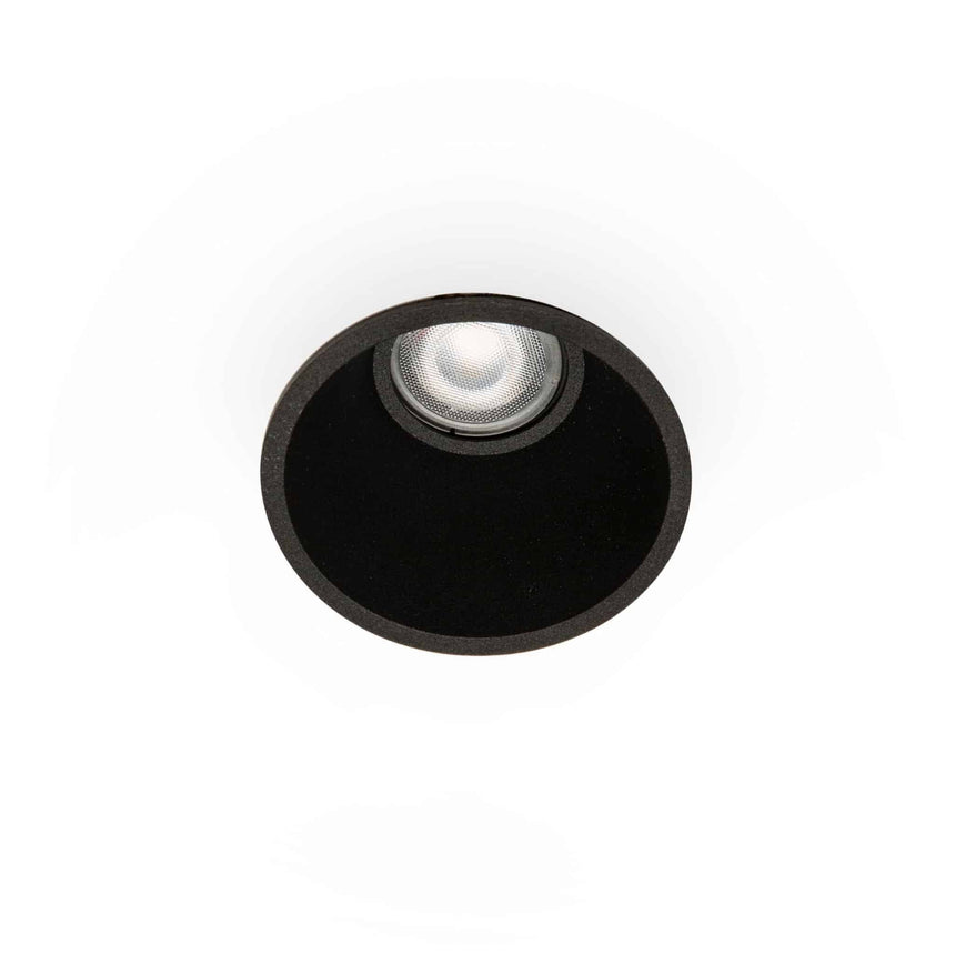 Faro FRESH IP44 Empotrable negro GU10 2200502