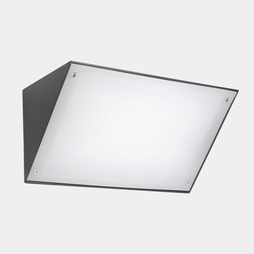 LedsC4 Aplique Curie Pc 35cm LED gris urbano 2941 luces 05-E138-Z5-EH