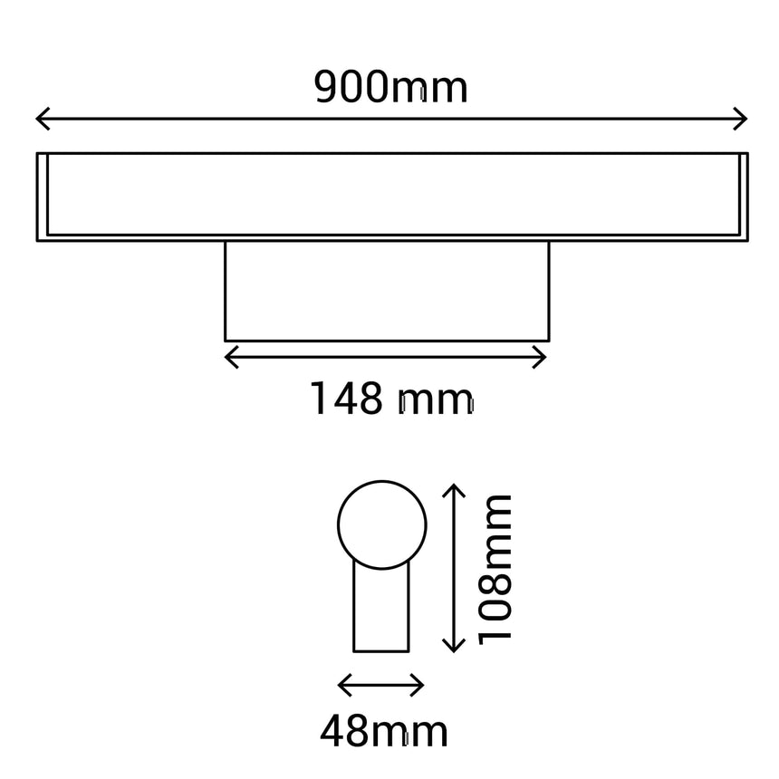 Sulion Caspio Iluminaespejos IP44 L900 - CASPIO 1002324