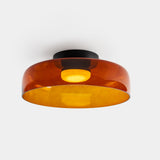 LedsC4 Plafón Levels Ceiling 1 luz Ø42cm LED 28 DALI-2 negro 185 15-A139-05-15