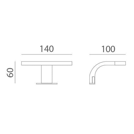 MDC SLIM 57134-3003 Aplique LED Slim cromo