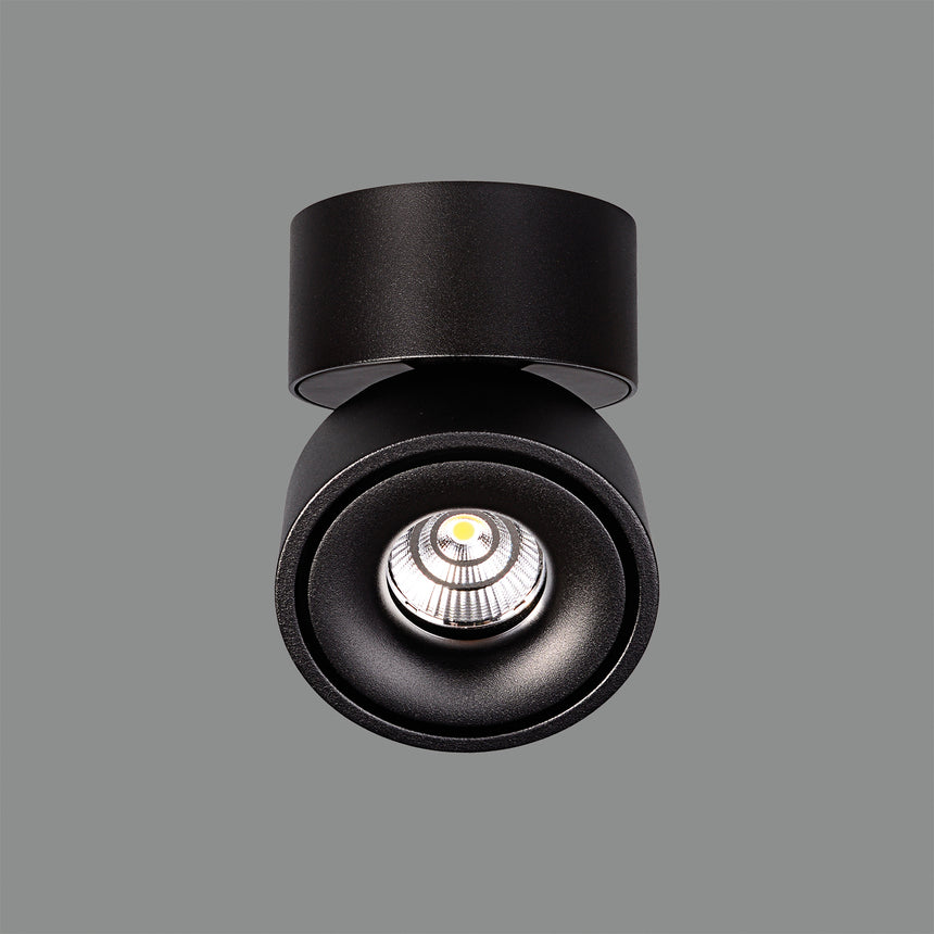 ACB Apex Plafón 3412/10 Negro Texturado, LED COB 13W 3000K 891lm, CRI90 I, LED integrado, Orientable P341210N