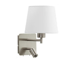 MDC MAILAND 575573525 Aplique MAILAND E27 + LED (cromo m + pant blanca)