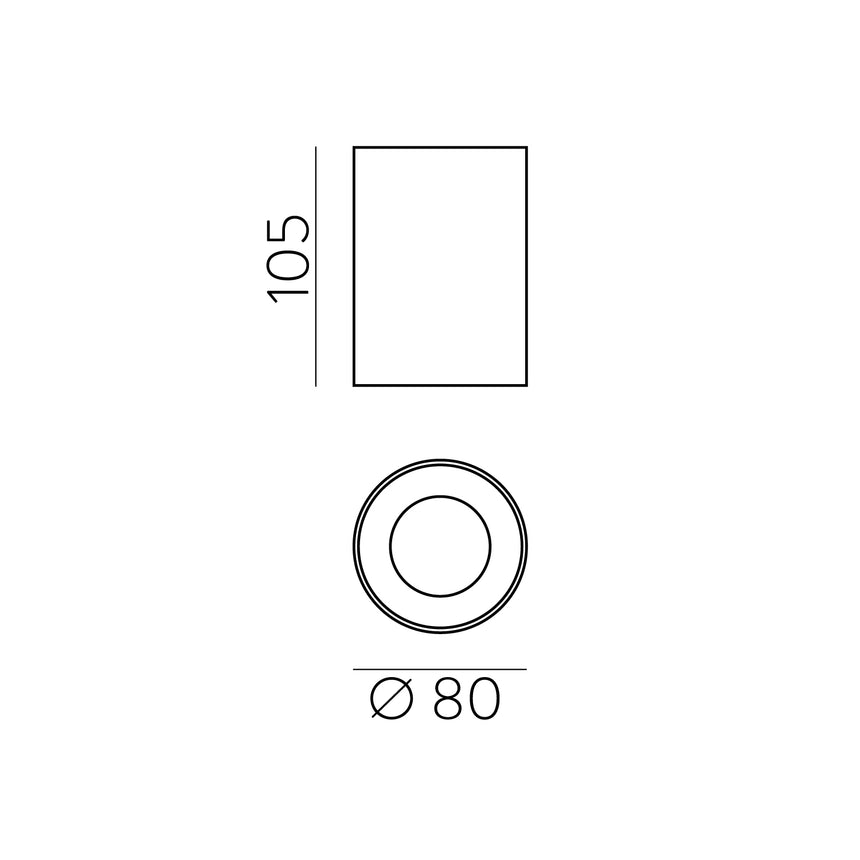 ACB Soul Plafón 3792/8 Blanco Texturado, LED GU10 8W, P37920B