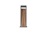 Trio SALMON Baliza de exterior negro madera IP44 60cm 546960135