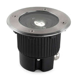 LedsC4 Empotrable de suelo Gea Power LED Round Ø13cm LED blanco neutro 55-9663-CA-CM