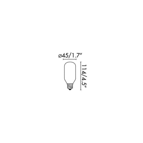 Faro LED 17437 Bombilla T45 MATE LED E27 5W 3000K