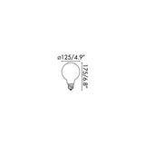 Faro Globo 17465 Bombilla Globo Mate LED 6W E27 2700K