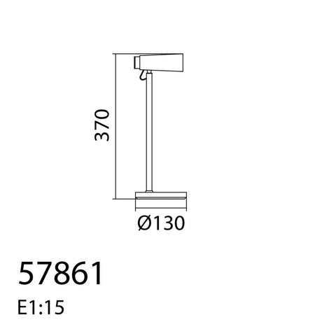 MDC MICRO 578619102 Sobremesa LED con cargador de teléfono