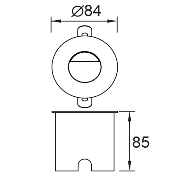 Mantra Aspen Señalizador exterior LED  IP65 blanco 7029