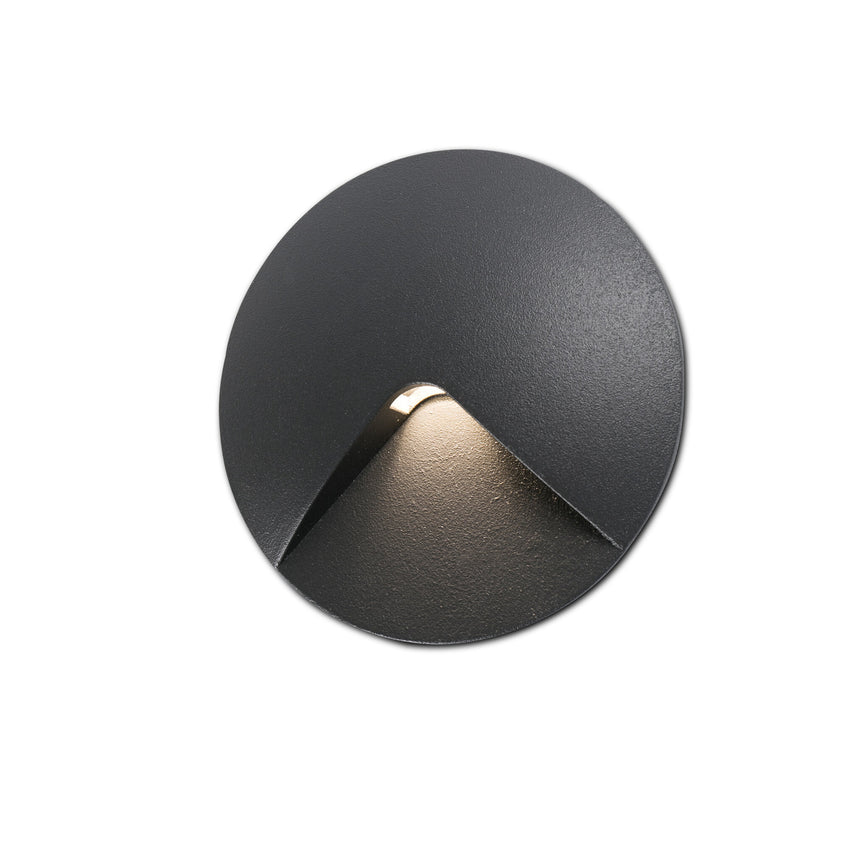 Faro Uve Empotrable Gris Oscuro Led 2W 3000K