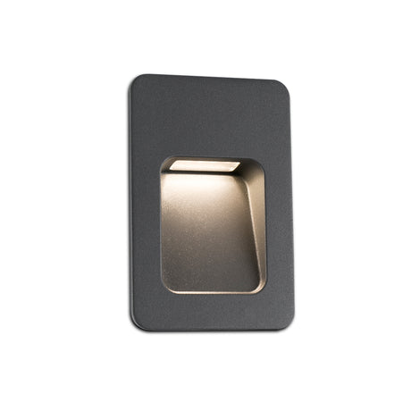 Faro Nase-2 Empotrable Gris Oscuro Led 3W 3000K