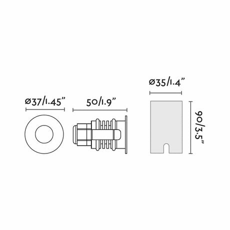 Faro Grund 2W 700 Ma Led 15° 2700K