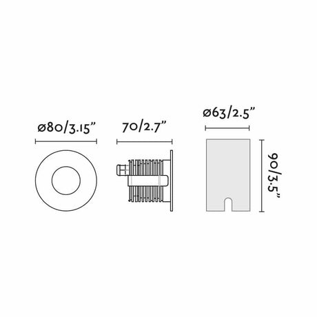 Faro Grund 7W 350 Ma Led 36° 2700K