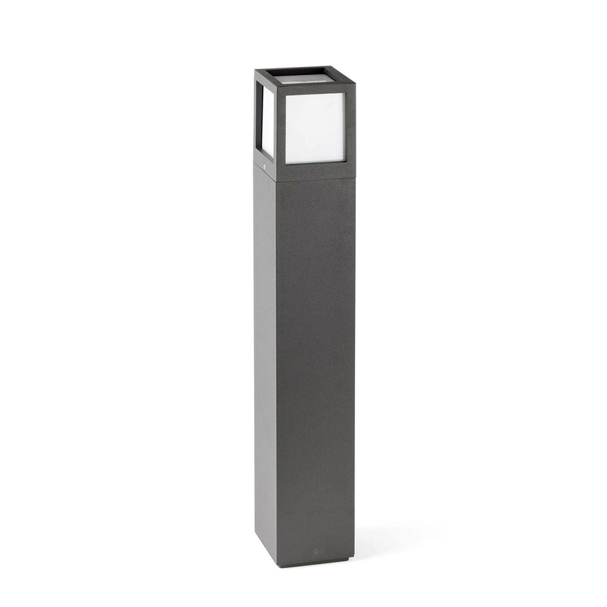 Faro Onze Baliza Gris Oscuro E27 20W H65