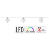 Elektro3 navidad Guirnalda A Pilas Fija 10 LEDs Con Estrellas Luz Multicolor 1,3M 71319