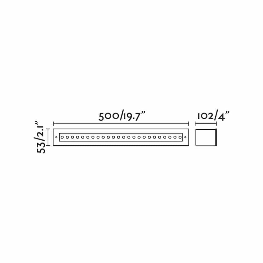 Faro Falls-50 Empotrable Orien. 16W 24V 3000K 30°X60