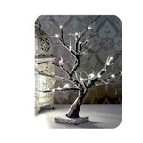 Elektro3 navidad Arbol 3D Sakura Nevado 45Cm Blanco Calido (Funciona A Pilas 3Xaa) Interior Edm 71889