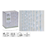 Elektro3 navidad Cortina 320 LEDs Blanco Frio Con 5 Funciones  1X2M 72310