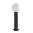 Faro Moon Baliza Gris Oscuro H610 1Xe27 Max 15W