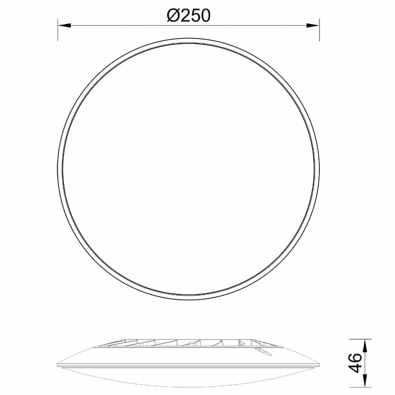 Mantra Slim Plafón LED 16W 3000K blanco 7972