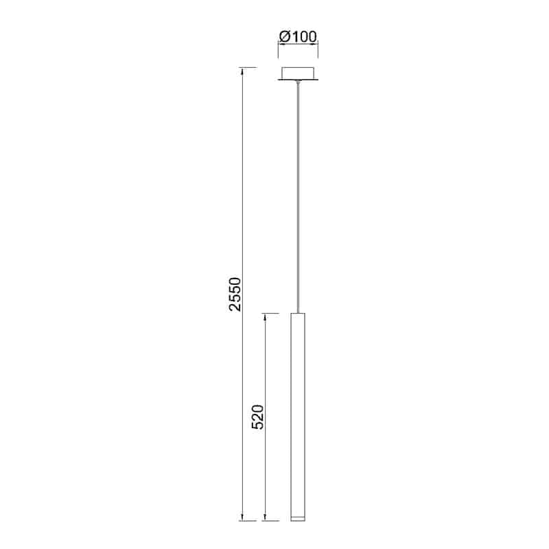 Mantra Cala Lámpara de techo colgante LED  6W 3000K marrón 8081