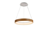 Mantra Niseko II Lámpara de techo colgante LED dimable 38cm madera 8628