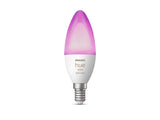 Philips Bombilla inteligente LED Hue Vela E14 4W White + Color 356610