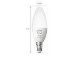 Philips Bombilla inteligente LED Hue Vela E14 4W White + Color 356610