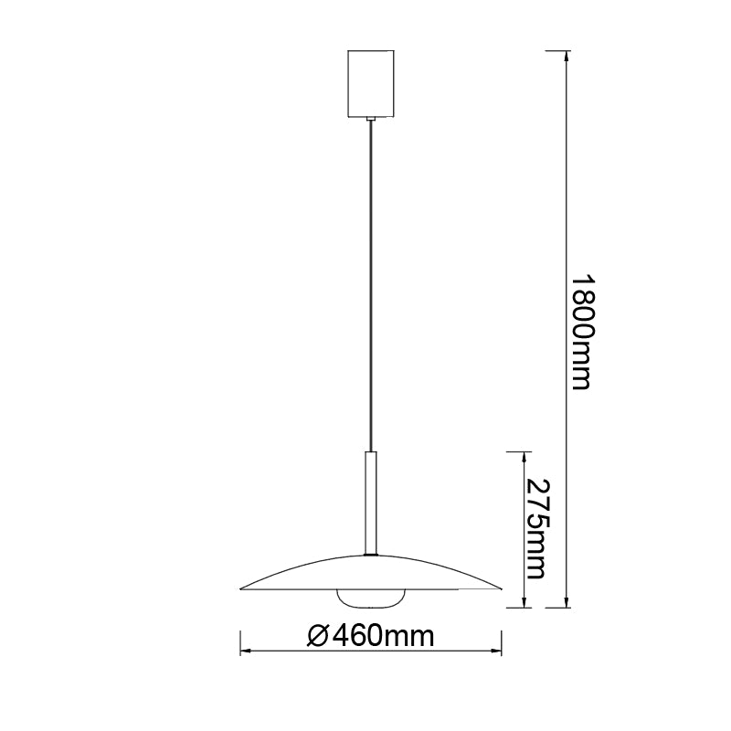 Mantra Lidia Lámpara de techo colgante LED 12W 3000K blanco 8979