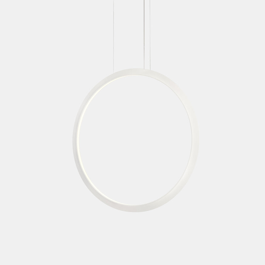 LedsC4 Lámpara de techo colgante Circular Vertical Inward Ø600 Recessed LED 38 Blanco Cálido - 2400K O CV5A-00A9AZOU14