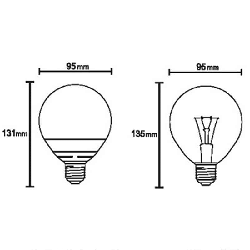 Mantra Bombillas E27 LED E27 14W 3000K 1259lm blanco R09122