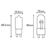 Mantra Bombillas G9 LED G9 2.5W 4000K 250lm transparente R09227