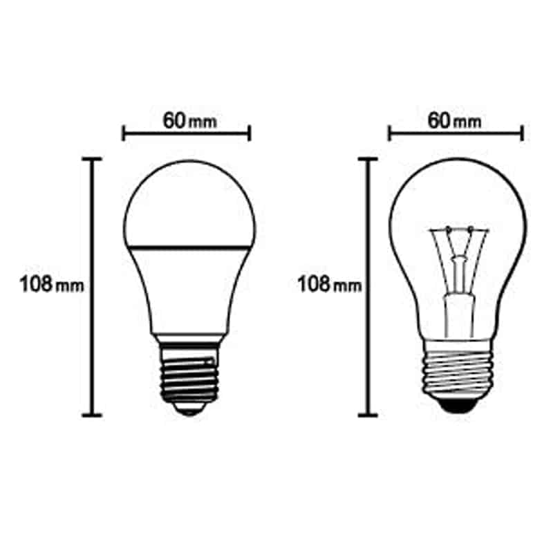 Mantra Bombillas E27 LED E27 9W 4000K 1090lm blanco R09235