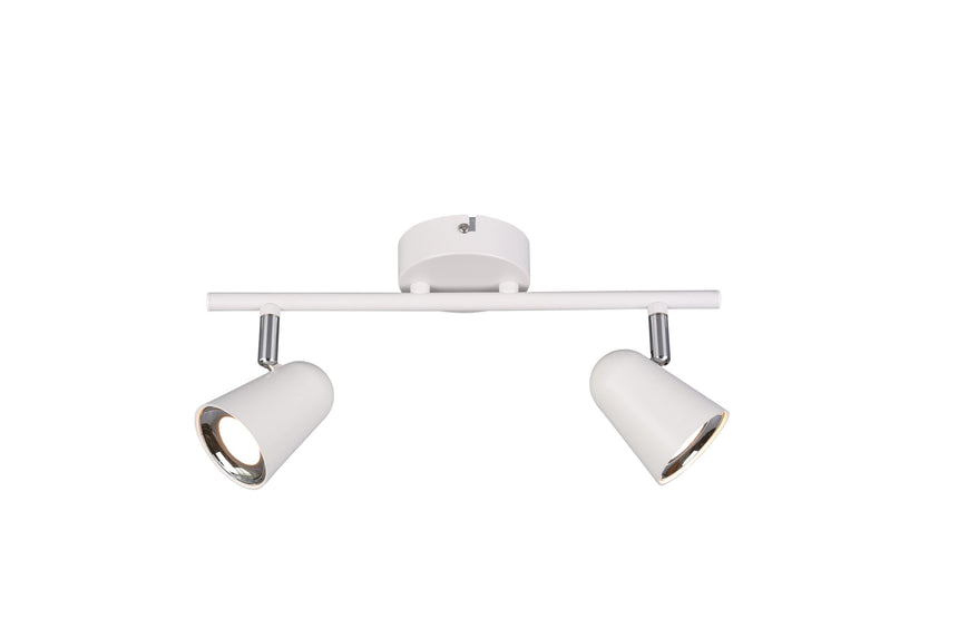 Trio Toulouse Foco LED de plástico estera blanca R82122131