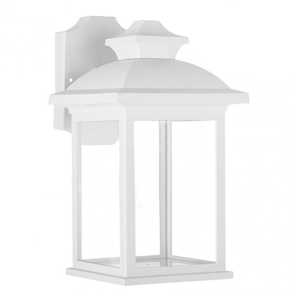 Fabrilamp Alcandia Aplique Exterior 1xe27 Blanco Ip44policarbonato 31x17x22,3 Cm 127561001