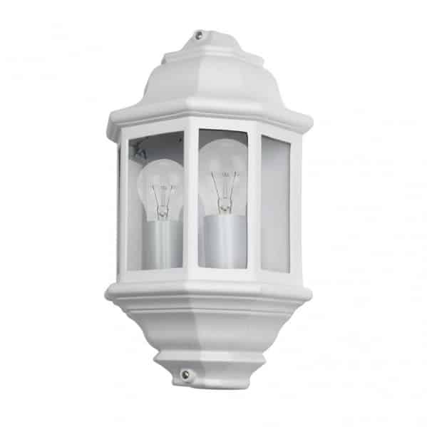 Fabrilamp Shaula Aplique Exterior Aluminio 2xe27 Blanco Ip44 38,5x22x12,5 Cm 149962001