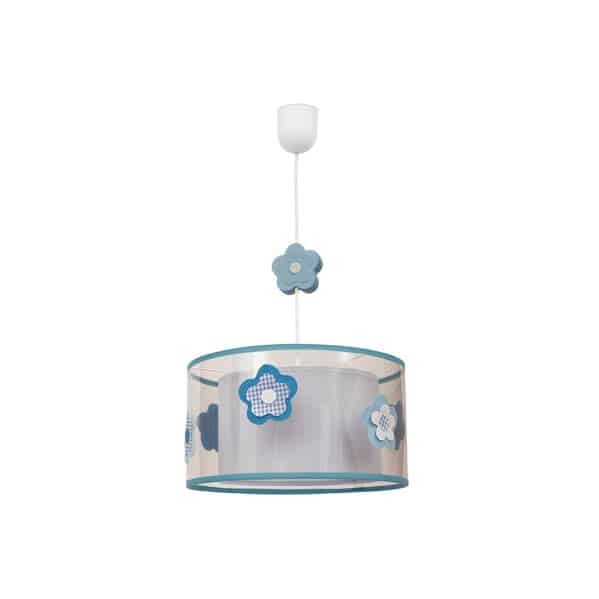 Fabrilamp Flor Lámpara de techo colgante Infantil Celeste 1xe27 (regx30) 44193048