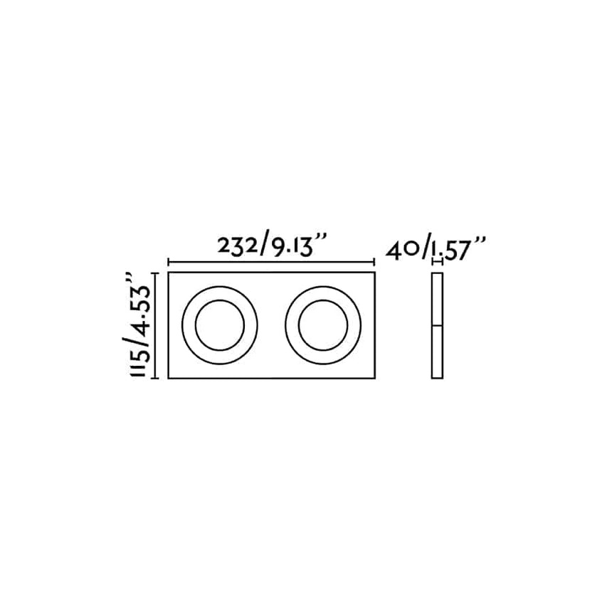 Faro ARGÓN RCT Lámpara empotrable orientable negra 43413