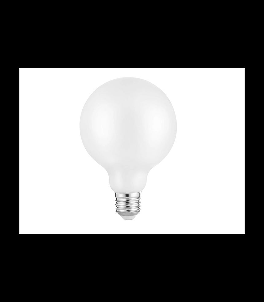 Bombilla LED E27 G80 globo de filamento opal 8W 3000K 360º 230V