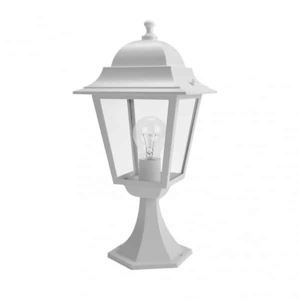 Fabrilamp Spica Sobremuro Exterior Aluminio Spica1xe27 Blanco Ip44  46x21,5x21,5 Cm 149271001