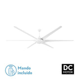 Fabrilamp Moncayo Ventilador blanco 6 aspas DC 181691601