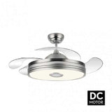 Fabrilamp Matanuska Ventilador Dc 72w 7200lm Niq Bluethooth  32/47x55/108d.4 Aspas Desp.6 Vel.3 Color. 142791403