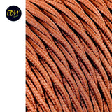 Elektro3 CABLE TEXTIL TRENZADO 2X0,75MM 25MTS C-20 MARRON SEDA EURO/MTS 8425998119626